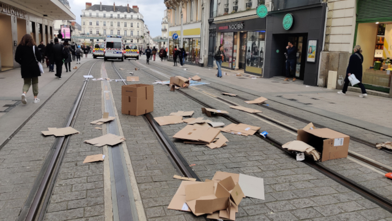 Manif tensions rue d'Alsace