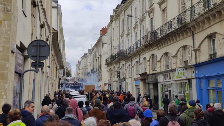 Manif tensions rue du Mail