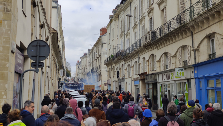 Manif tensions rue du Mail