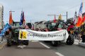 Tête de cortège agriculteurs - Manif retraites