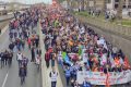 Voies sur berges manif syndicats zoom