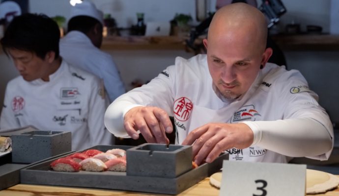 Le chef angevin Michaël Pankar devient champion d’Europe de sushi