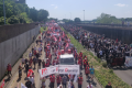 Cortège voies sur berges - Manif des retraites