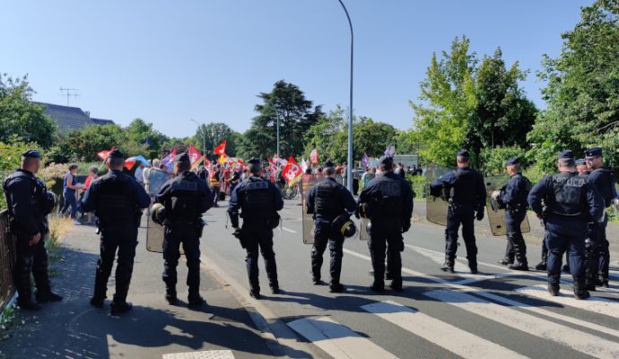 « Un nouveau pas a été franchi dans la répression » estiment les syndicats après la visite d’Élisabeth Borne à Angers