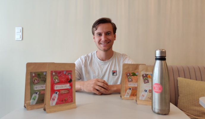 Avec Infusionad, cet angevin propose ses propres infusions