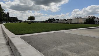 Une clôture prochainement installée pour transformer l’esplanade Cœur de Maine en square