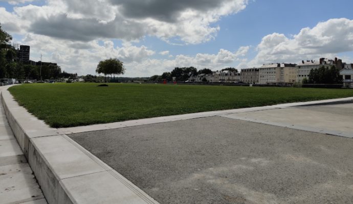 Une clôture prochainement installée pour transformer l’esplanade Cœur de Maine en square