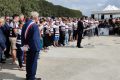 Hommage victimes esplanade Cœur de Maine