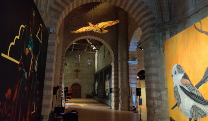 L’art urbain se mêle au patrimoine à la Collégiale Saint-Martin