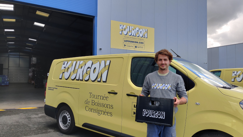 Louis Couillaut, responsable logistique Le Fourgon