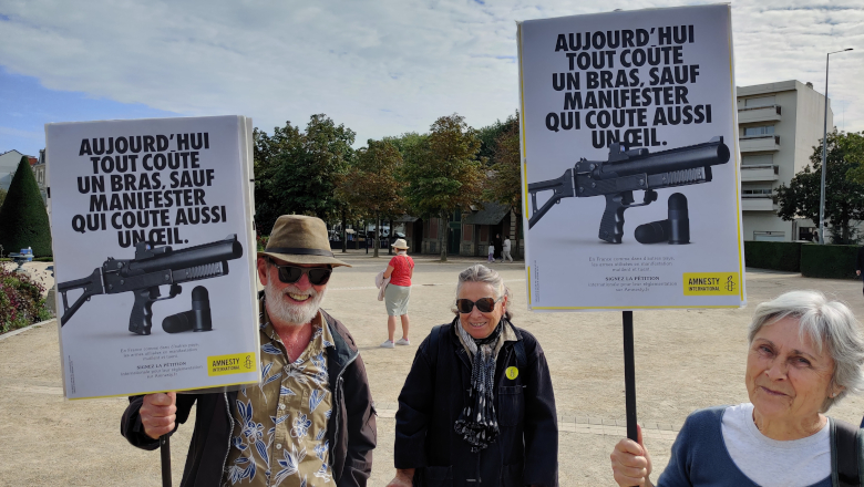 Pancarte manif rassemblement violences policières