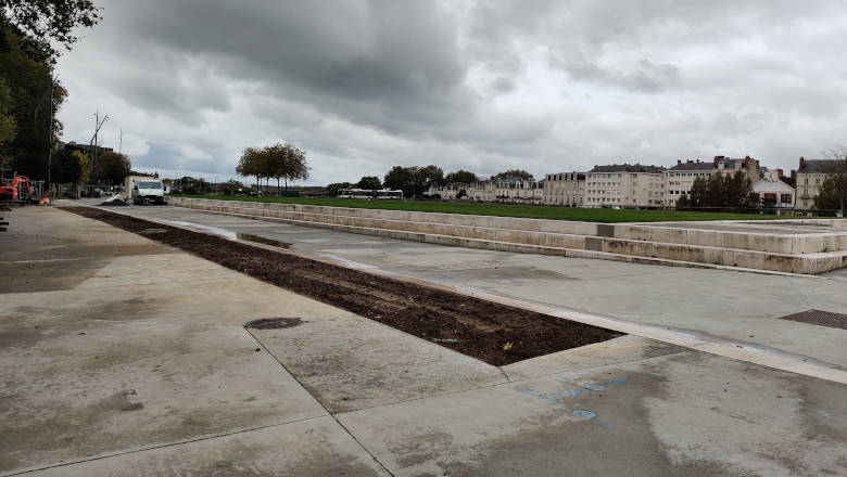 Travaux esplanade Cœur de Maine