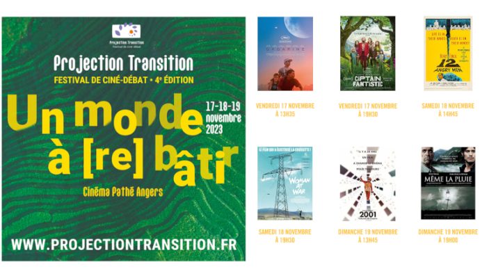 Un festival de ciné-débat autour de la transition écologique organisé à Angers du 17 au 19 novembre