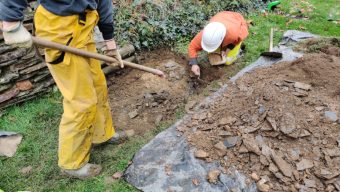 Des découvertes archéologiques au château du Plessis-Macé