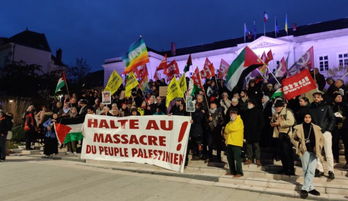 Entre 200 et 300 personnes rassemblées à Angers pour réclamer un cessez-le-feu entre Israël et la Palestine