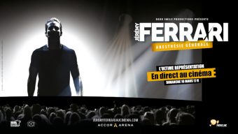 Le spectacle « Anesthésie générale » de Jérémy Ferrari retransmis en direct au cinéma Pathé d’Angers