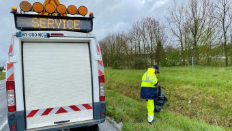 Quatorze tonnes de déchets récupérés en une semaine sur le bord des routes départementales