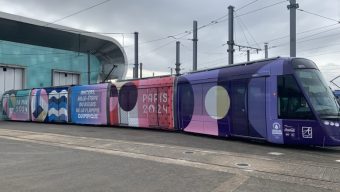 Une rame de tramway met à l’honneur les Jeux olympiques et les championnats de France d’athlétisme