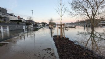 La décrue de la Maine a commencé
