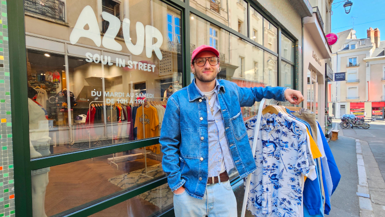 Une nouvelle boutique vintage a ouvert ses portes dans le centre-ville d' Angers