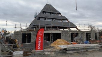 Les travaux de transformation de la pyramide du lac de Maine ont débuté
