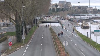 Quatre nuits de fermeture prévues sur les voies sur berges à Angers