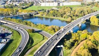 La sortie Angers centre de l’A11 sera temporairement fermée pour des travaux sur les voies sur berges