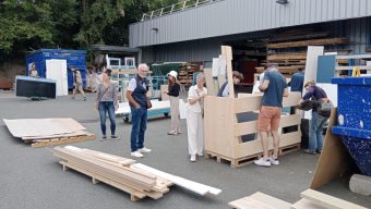 Une brocante gratuite pour récupérer des matériaux organisée près d’Angers